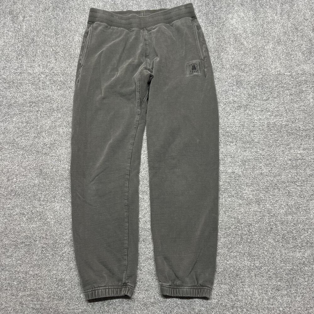 Teddy Fresh Sweatpants Mens Small Gray French Terry Elastic Waist Pockets Lounge